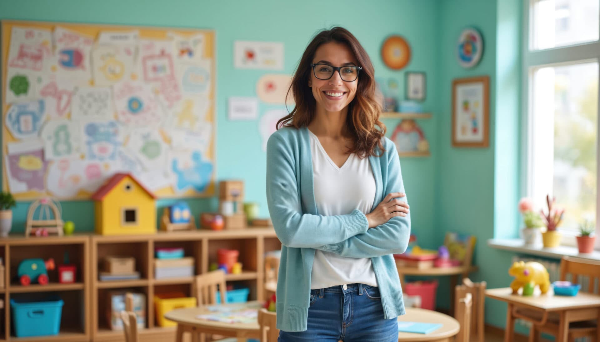 A Little Giants teacher in her classroom